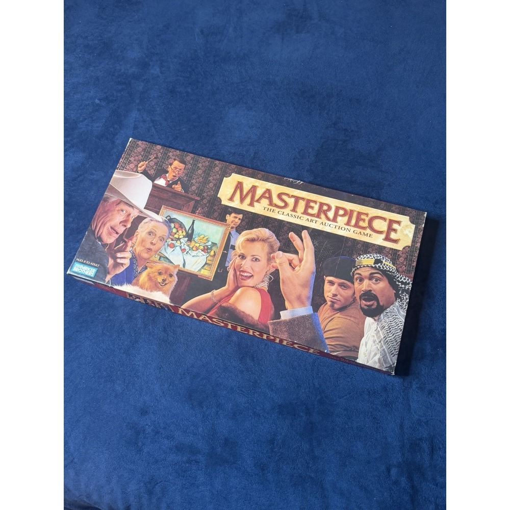 Vintage Masterpiece Classic Art Auction Game 1987 Hasbro Parker Bros (Complete)